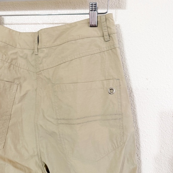 Saks Potts Lele Pleated Baggy Straight Leg Pants in Oat Brown size Medium - Picture 9 of 14